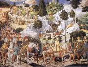 Benozzo Gozzoli Procession of the Magi oil on canvas